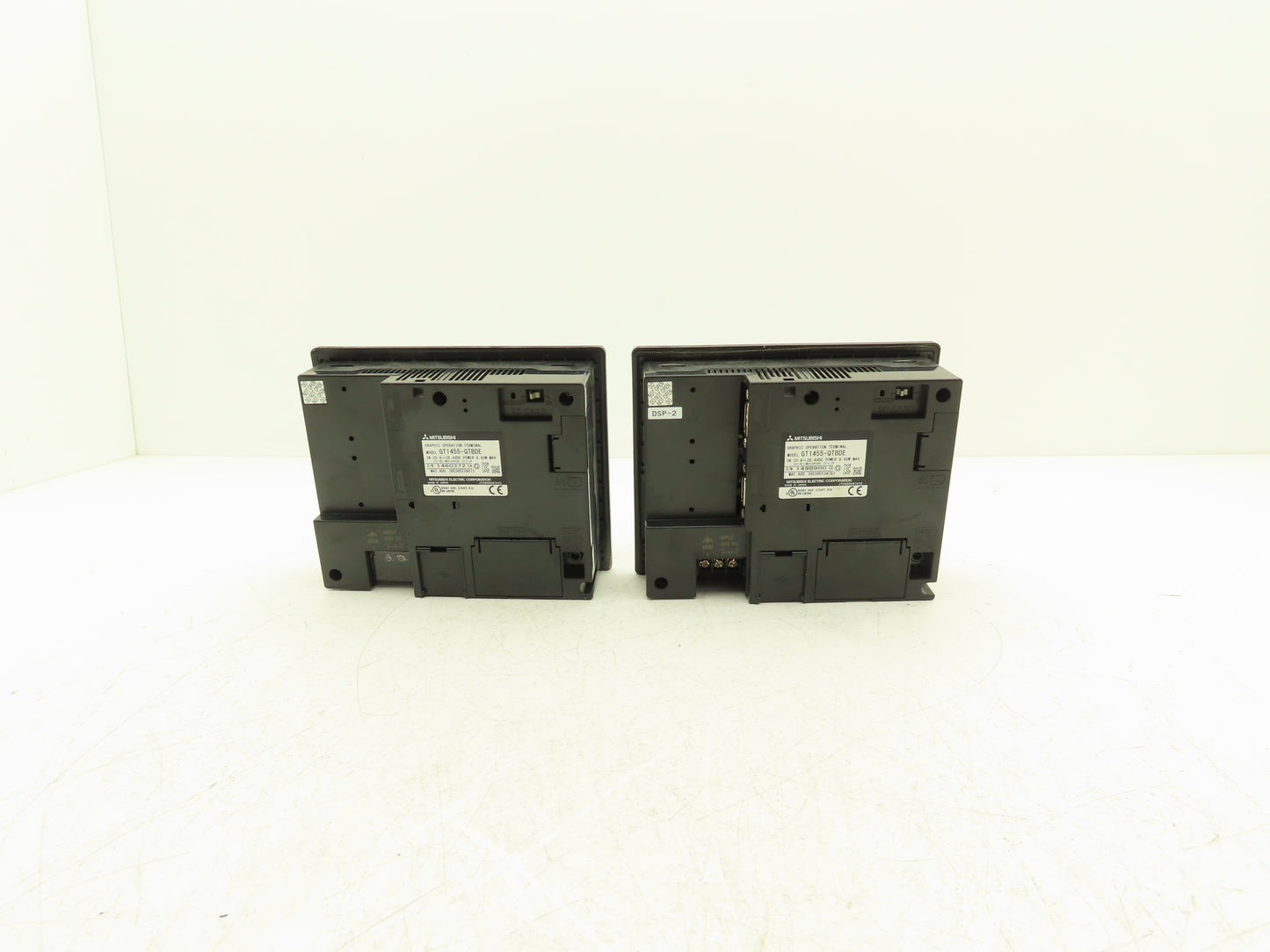 Mitsubishi GT1455-QTBDE 5.7" Color Touch Panel QVGA 24VdC Color LCD HMI Lot of 2