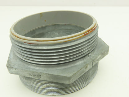 NA 3-1/2" 3-1/2" EMT Compression Connector Insulated Lot of 6