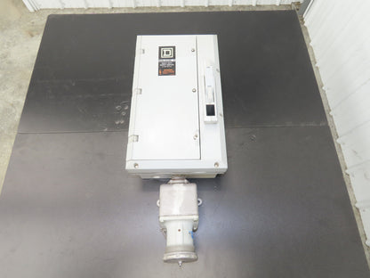 Square D H 362DX Safety Disconnect Switch 60A 600VAC 3Ph Fused