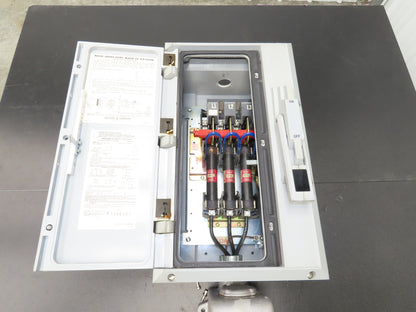 Square D H 362DX Safety Disconnect Switch 60A 600VAC 3Ph Fused