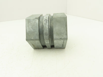 Halex 63625 2-1/2" EMT Compression Coupling Rigid Conduit Aluminum Lot of 12