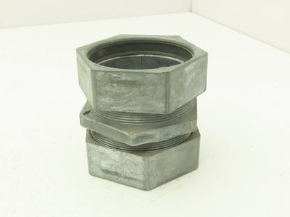 Halex 63625 2-1/2" EMT Compression Coupling Rigid Conduit Aluminum Lot of 12