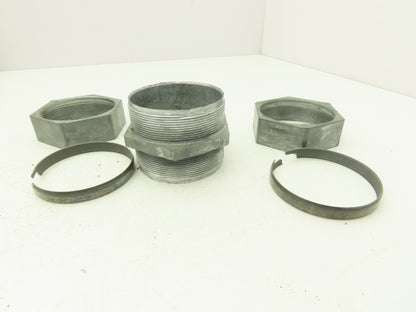 Halex 63625 2-1/2" EMT Compression Coupling Rigid Conduit Aluminum Lot of 12