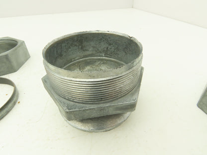 Halex 63625 2-1/2" EMT Compression Coupling Rigid Conduit Aluminum Lot of 12