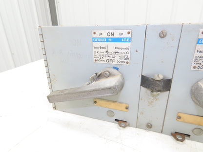 Gould Siemens V7E2213LR I-T-E Twin Vacu-Break Fusible Switch 100A 240VAC 1Ph