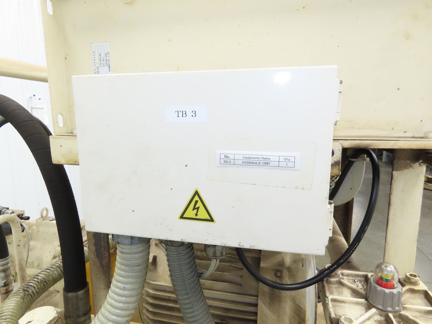 Nachi S-5067 Hydraulic Power Unit Variable Pump 100 Gal 46gpm 22kw 230/460V