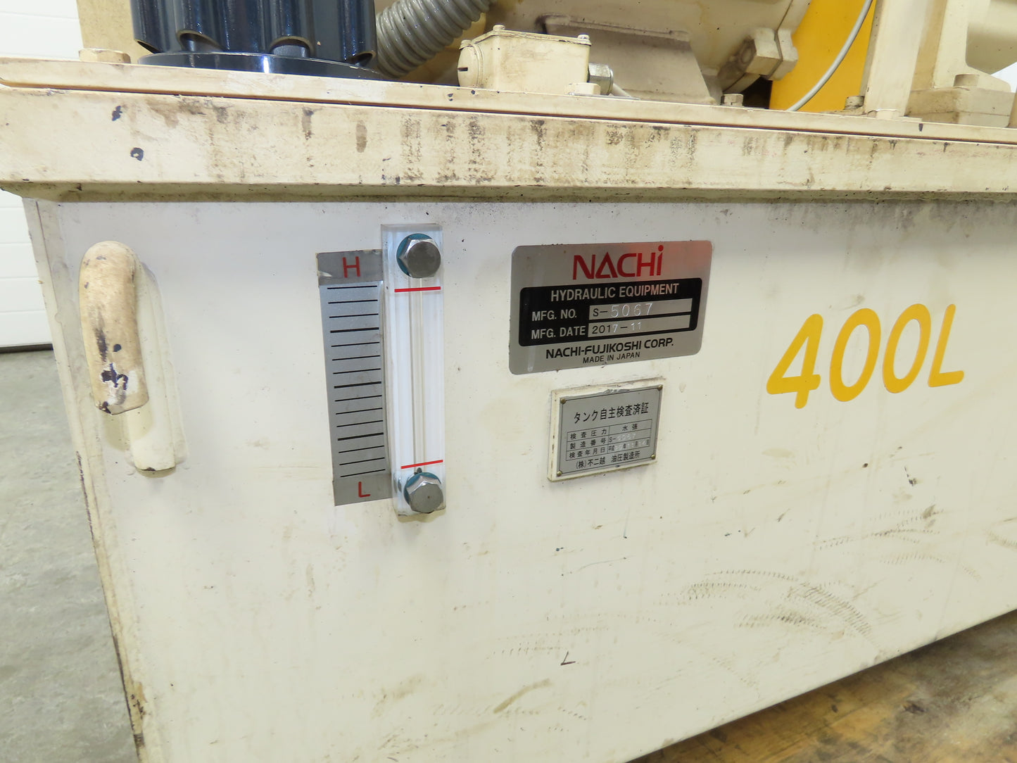 Nachi S-5067 Hydraulic Power Unit Variable Pump 100 Gal 46gpm 22kw 230/460V