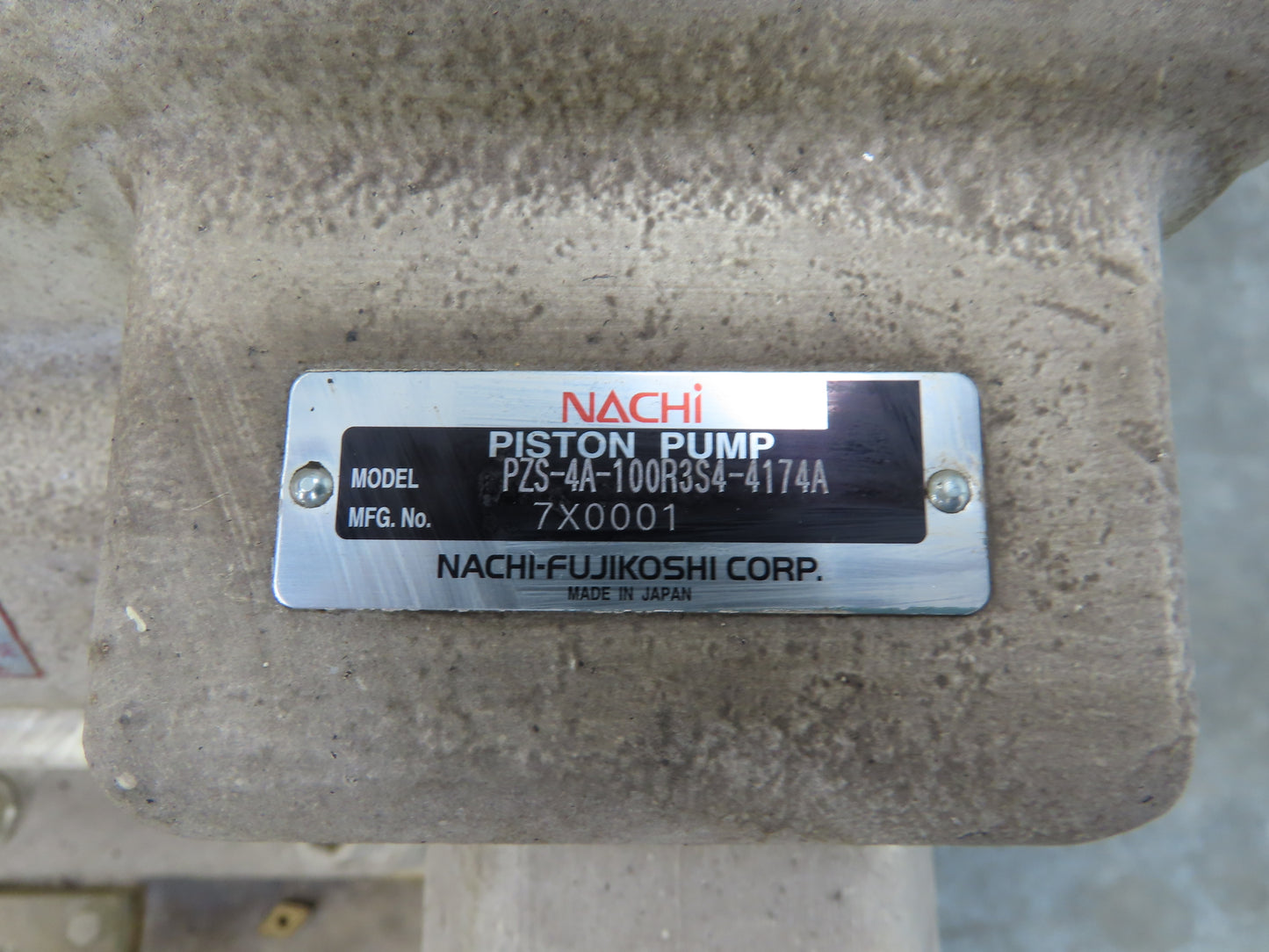 Nachi S-5067 Hydraulic Power Unit Variable Pump 100 Gal 46gpm 22kw 230/460V