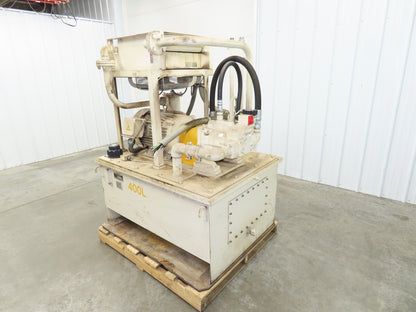 Nachi S-5067 Hydraulic Power Unit Variable Pump 100 Gal 46gpm 22kw 230/460V