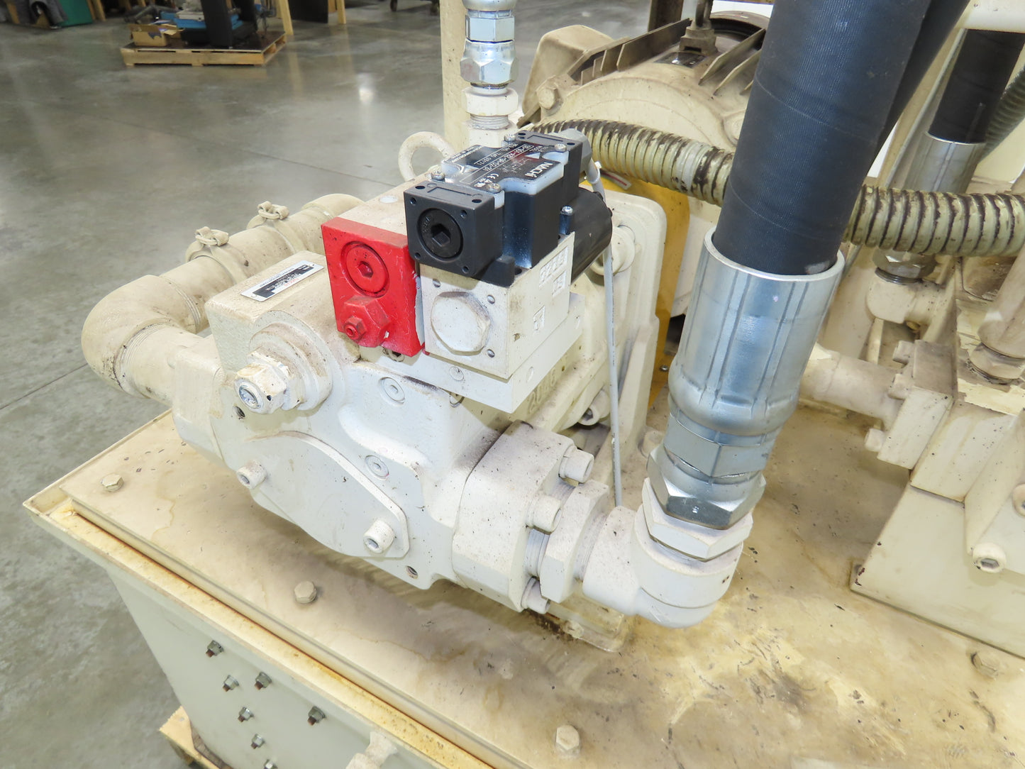 Nachi S-5067 Hydraulic Power Unit Variable Pump 100 Gal 46gpm 22kw 230/460V