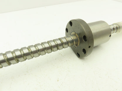M&S Industrial Equip W2004-733Z-C5Z Ball Screw Shaft/Screw 20mm x 570mm OAL 24"