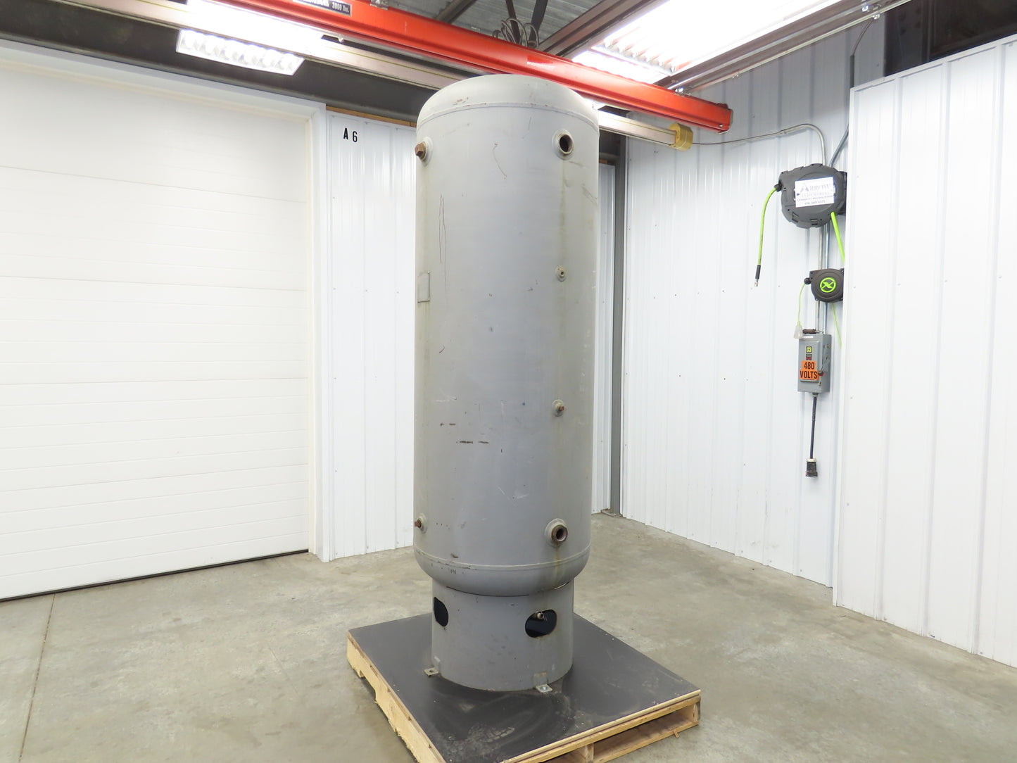 Brunner Vertical Compressed Air Receiver Tank 240 Gallon 200 PSI 30"x 70"