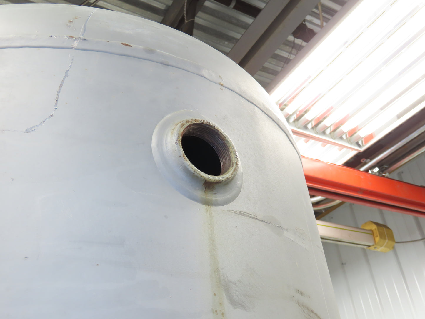 Brunner Vertical Compressed Air Receiver Tank 240 Gallon 200 PSI 30"x 70"