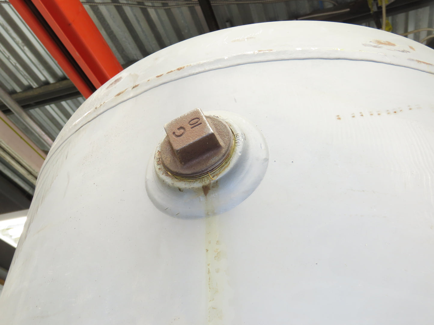 Brunner Vertical Compressed Air Receiver Tank 240 Gallon 200 PSI 30"x 70"