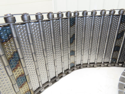 Wele AA 1365 Steel Cleated Chip Conveyor Belt 7.5" Bed Width SV-AB-W200-4486-01