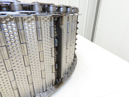 Wele AA 1365 Steel Cleated Chip Conveyor Belt 7.5" Bed Width SV-AB-W200-4486-01