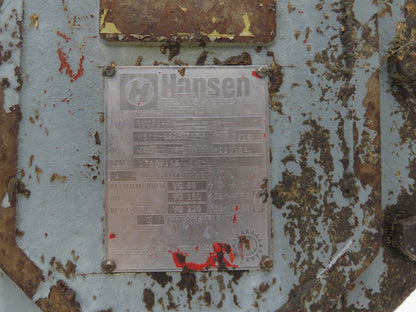 Hansen Transmission RNC21-BN Parallel Gear Reducer 11.23:1 Gearbox 200Hp 155 RPM