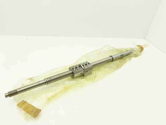 Cincinnati Milacron H5-19046 Ball Screw Shaft Linear Actuator 28-1/2" OAL x 28mm
