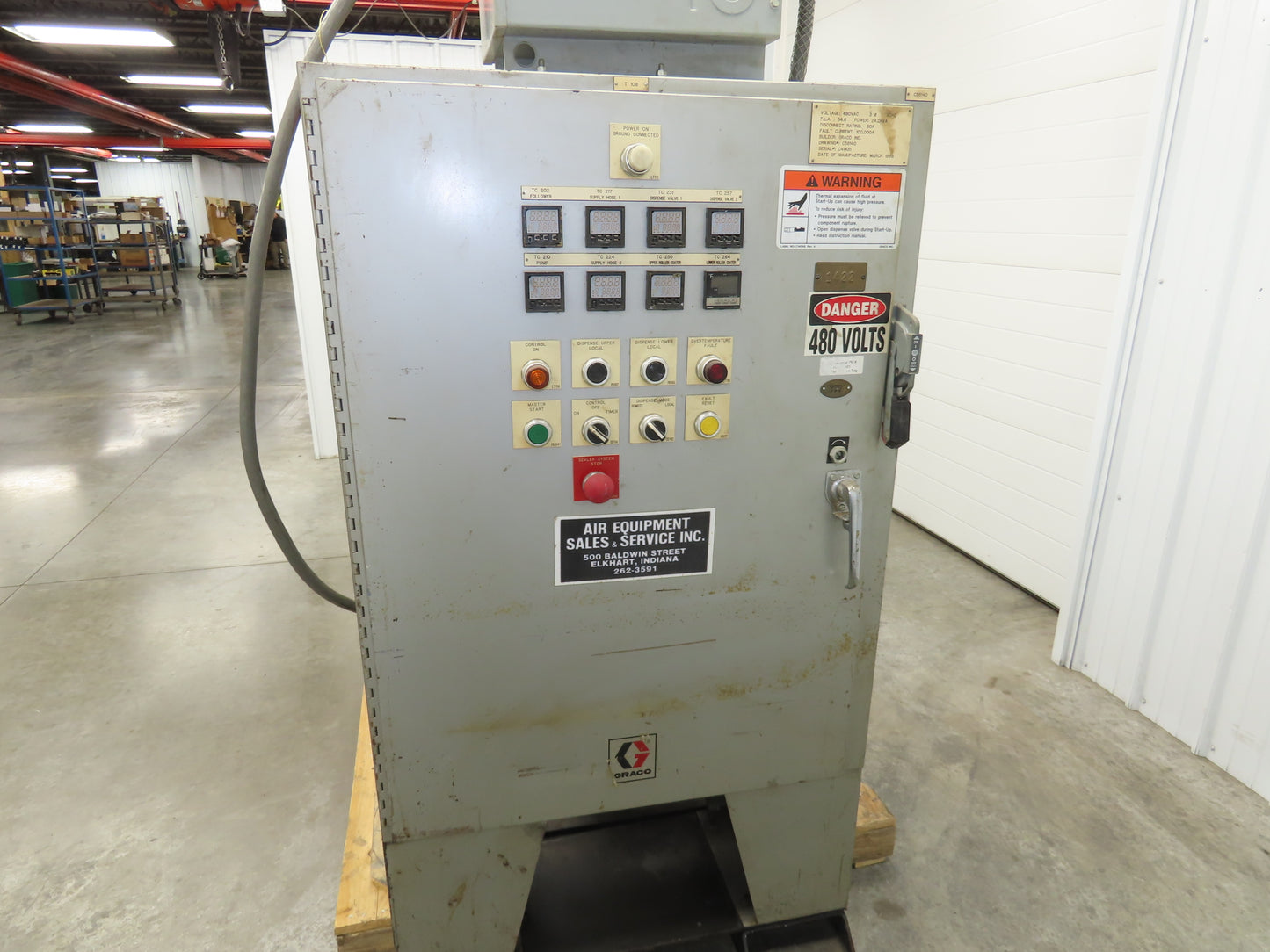 Graco 208-356 Therm-O-flow Hot Melt Drum Unloader 55 Gallon Bulldog 31:1 Ratio