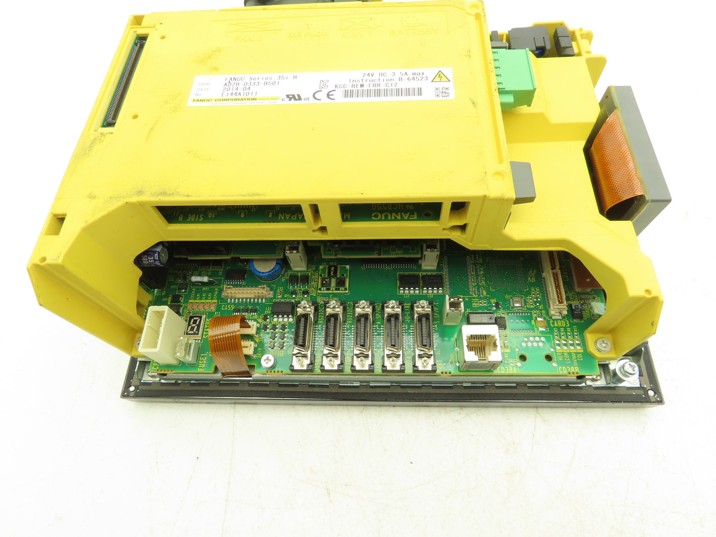 Fanuc A02B-0333-B501 CNC 0i-TD HMI Control Panel Display Monitor A02B-0319-B502