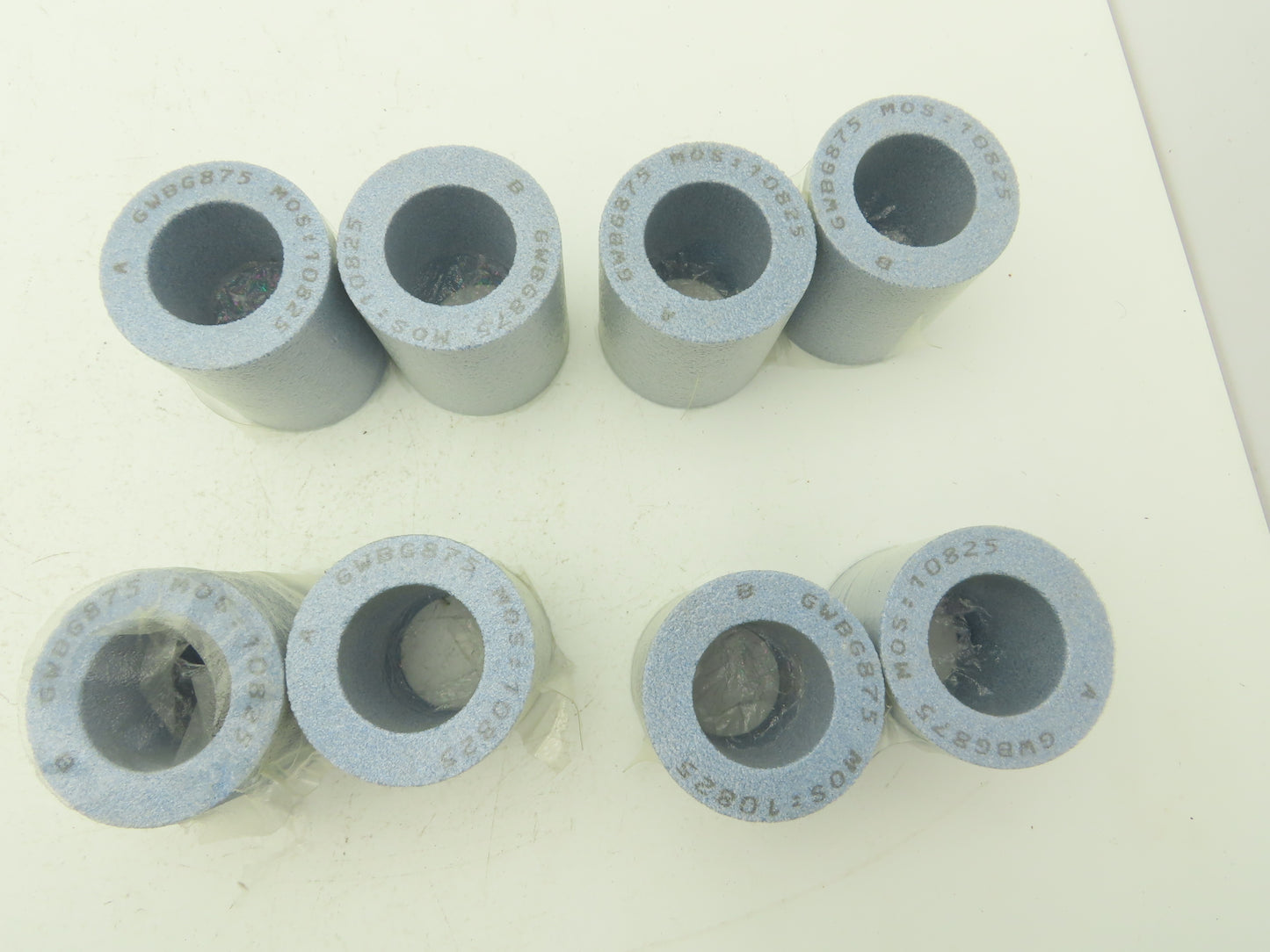 Norton Abrasives GWBG875 Alundum Grinding Wheel 3.0"x6.374x1-3/4" Lot of 4 Sets