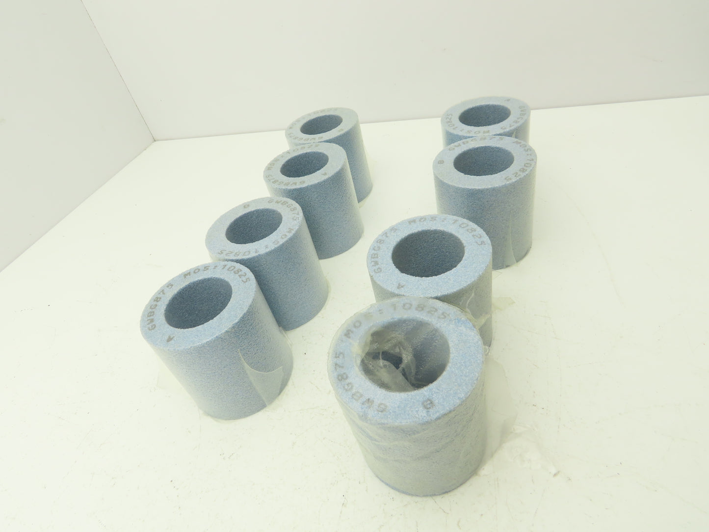 Norton Abrasives GWBG875 Alundum Grinding Wheel 3.0"x6.374x1-3/4" Lot of 4 Sets