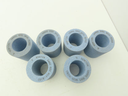 Norton Abrasives GWBG880 Alundum Grinding Wheel 3.0" x 3.50" x 1-3/4" Lot of 6