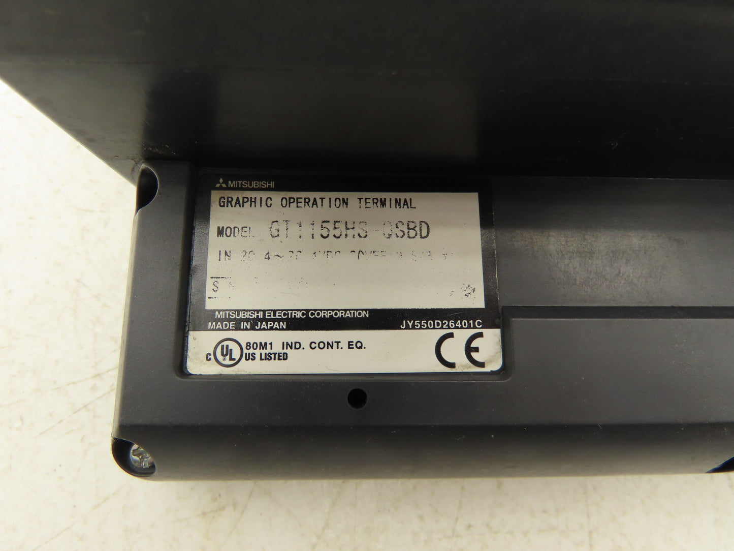 Mitsubishi GT1155HSQSBD 5.7" QVGA Color Touch Panel 320x240p Hand Held Terminal