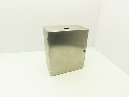 Hoffman L-HC353020SS Stainless Steel Enclosure 14 x 12 x 8" Has Holes Top & Btm