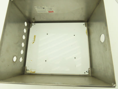 Hoffman L-HC353020SS Stainless Steel Enclosure 14 x 12 x 8" Has Holes Top & Btm