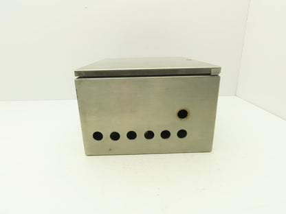 Hoffman L-HC353020SS Stainless Steel Enclosure 14 x 12 x 8" Has Holes Top & Btm