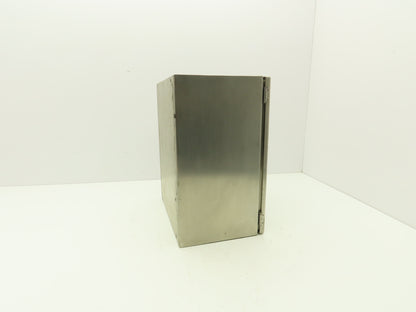 Hoffman L-HC353020SS Stainless Steel Enclosure 14 x 12 x 8" Has Holes Top & Btm