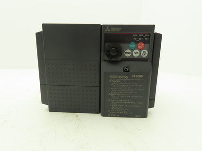 Mitsubishi FR-D720-3.7K Freqrol D700 VFD Inverter AC Drive 5Hp 240V 3Ph