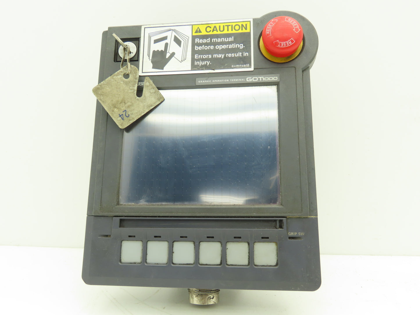 Mitsubishi GT1155HSQSBD 5.7" QVGA Color Touch Panel 320x240p Hand Held Terminal