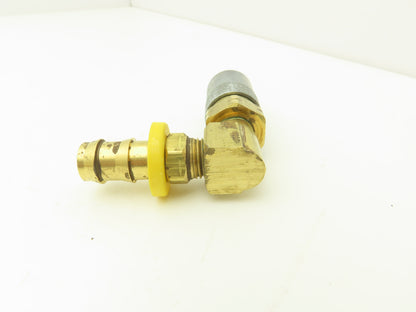 Parker PC318V-BP Mold Coolant Quick Coupling 90 Deg Barb 1/2" Hose ID Lot of 4