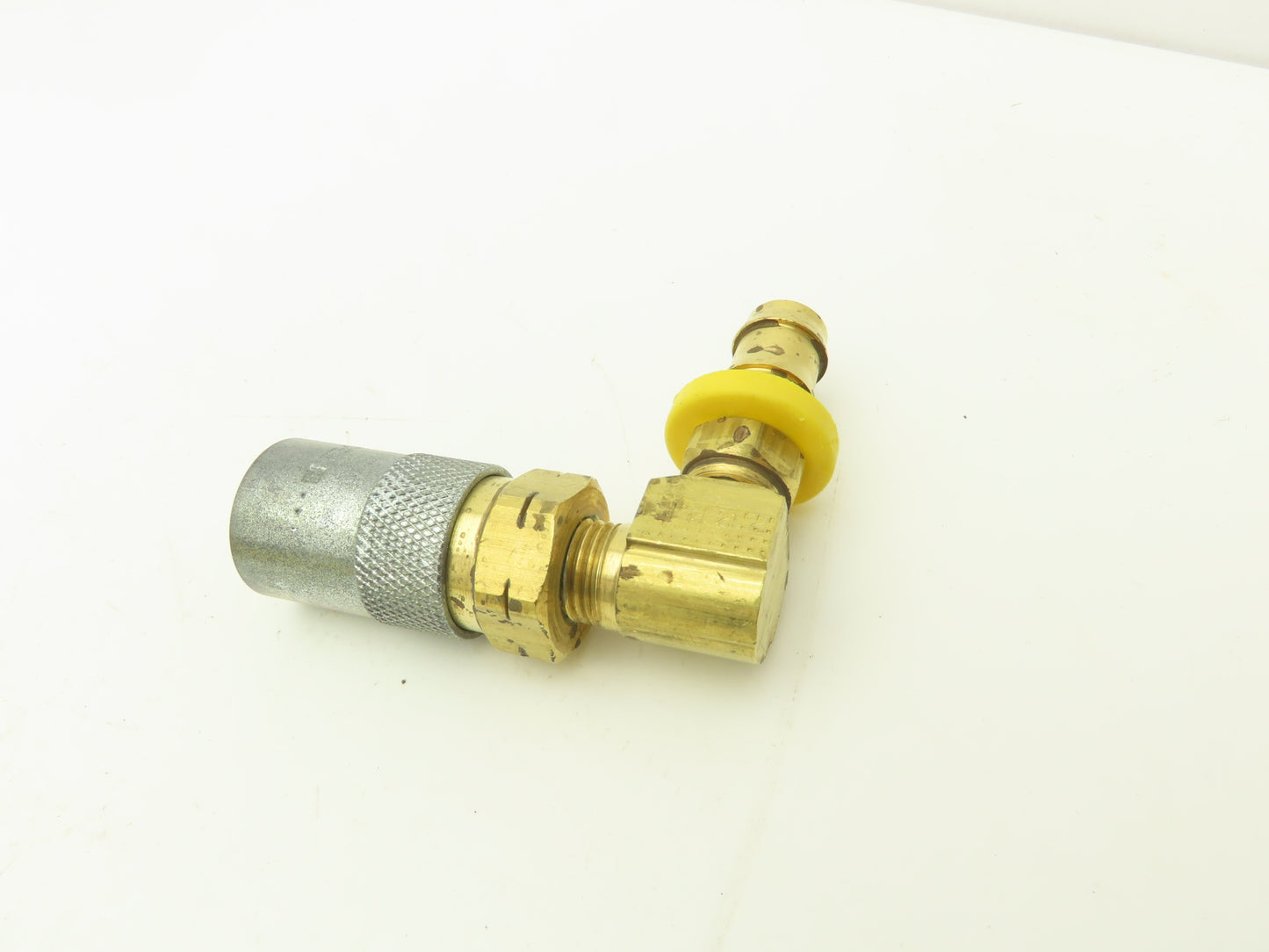 Parker PC318V-BP Mold Coolant Quick Coupling 90 Deg Barb 1/2" Hose ID Lot of 4