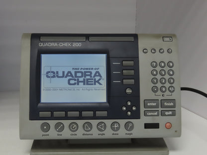 Metronics QC230-AR Quadra-Chek 200 Digital Read Out 2-Axis 6" Screen