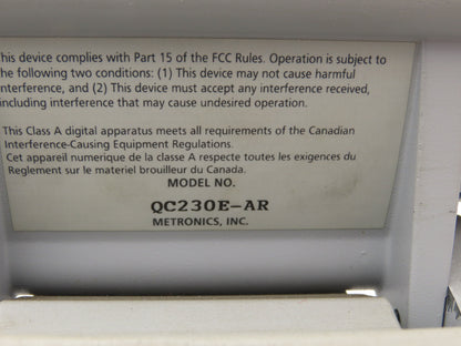 Metronics QC230-AR Quadra-Chek 200 Digital Read Out 2-Axis 6" Screen