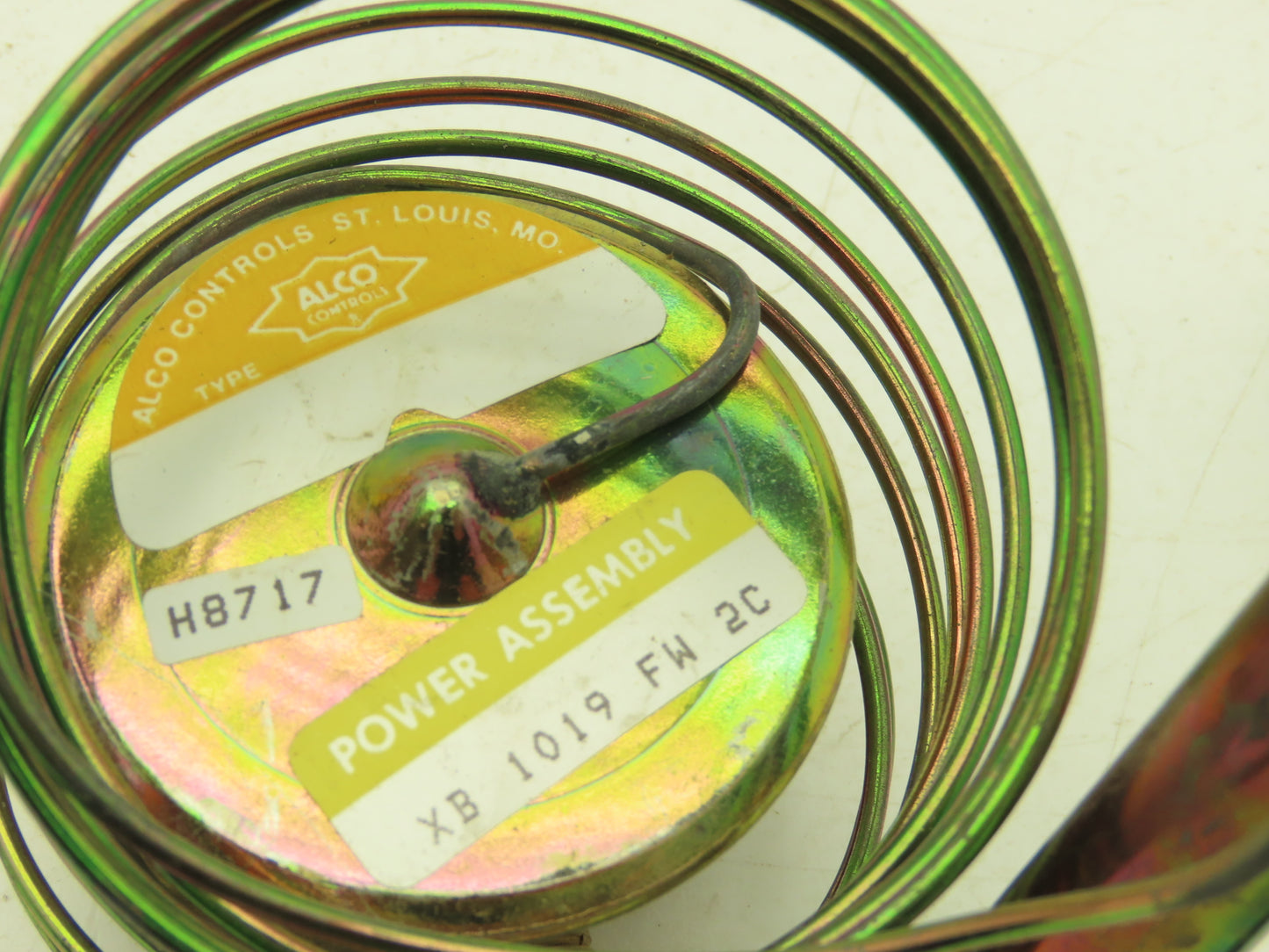 Alco XB1019 FW-2C Thermostatic Expansion Valve Power Assy -40 to 50°F