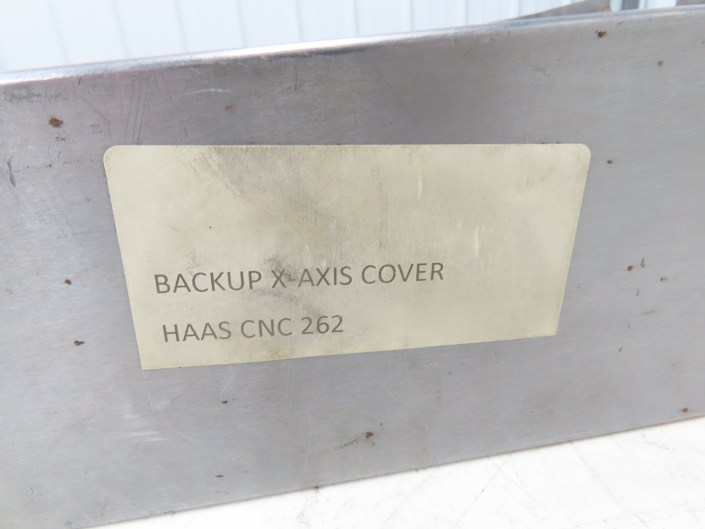 Haas VF3SS CNC Machine Steel Way Cover X Axis 485mm W  53"L