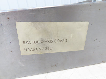 Haas VF3SS CNC Machine Steel Way Cover X Axis 485mm W  53"L