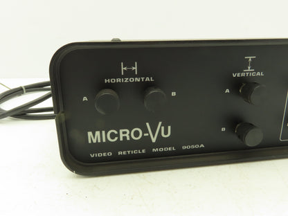 Micro-Vu Model 9050A Video Reticle Cross Hair Module Inspection