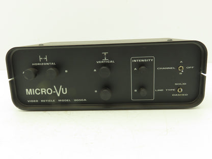 Micro-Vu Model 9050A Video Reticle Cross Hair Module Inspection