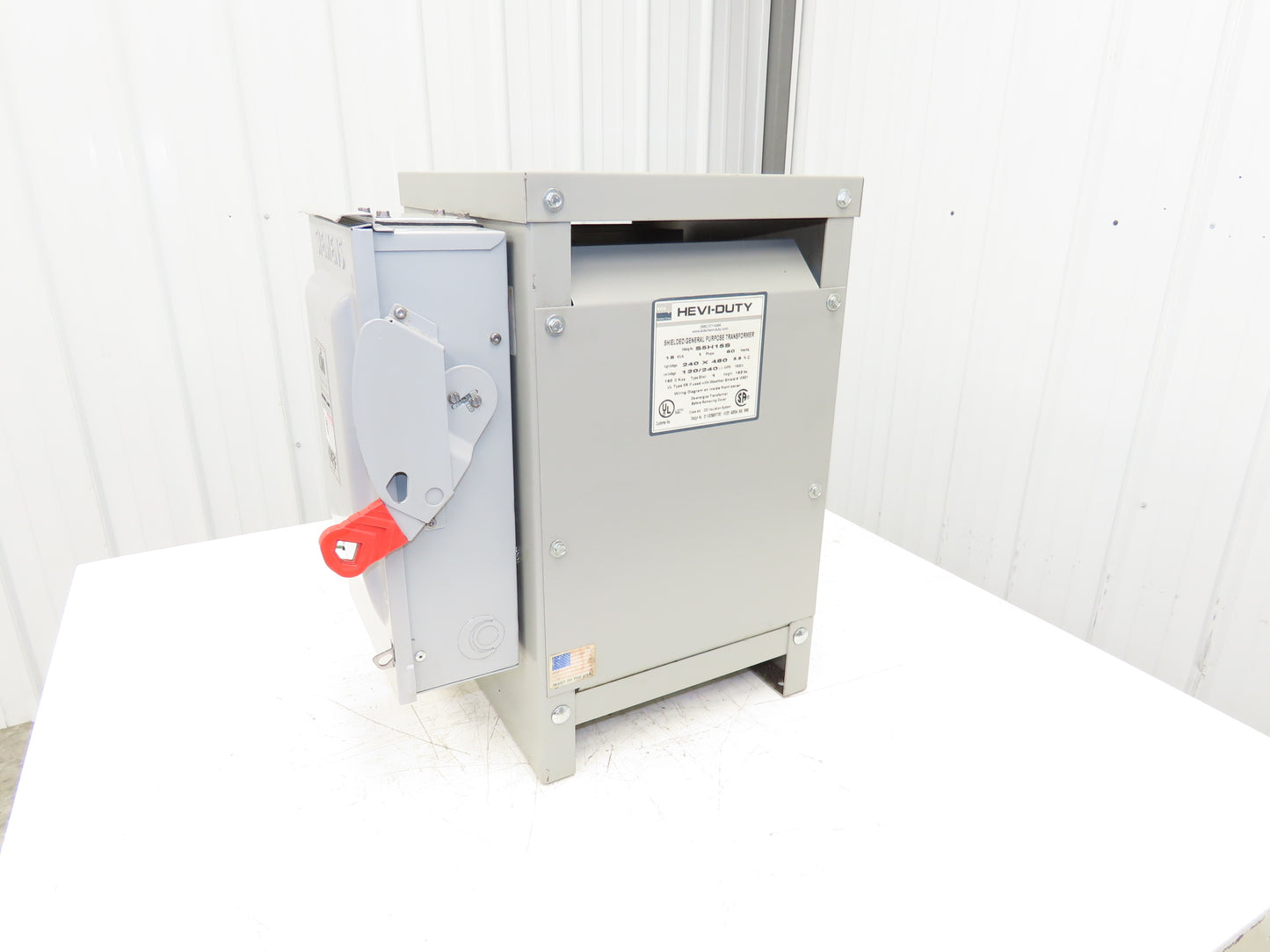 Hevi-Duty S5H15S Power Transformer 15kva Single Phase HV 240/480V LV 120/240V