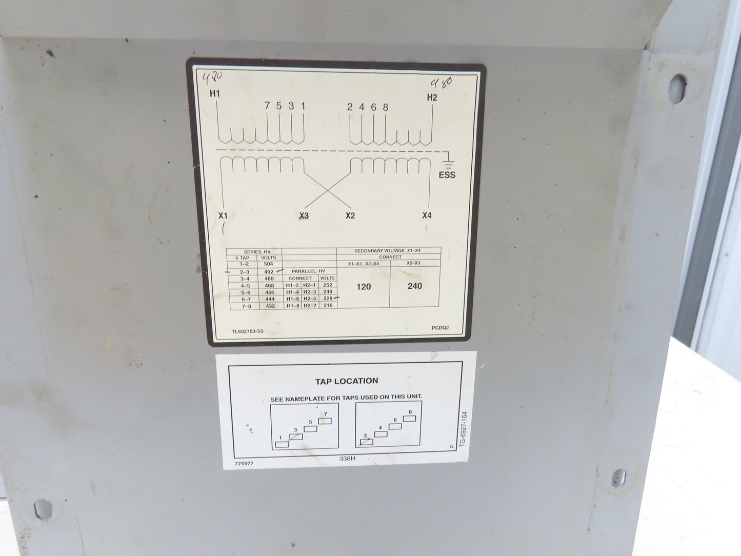Hevi-Duty S5H15S Power Transformer 15kva Single Phase HV 240/480V LV 120/240V