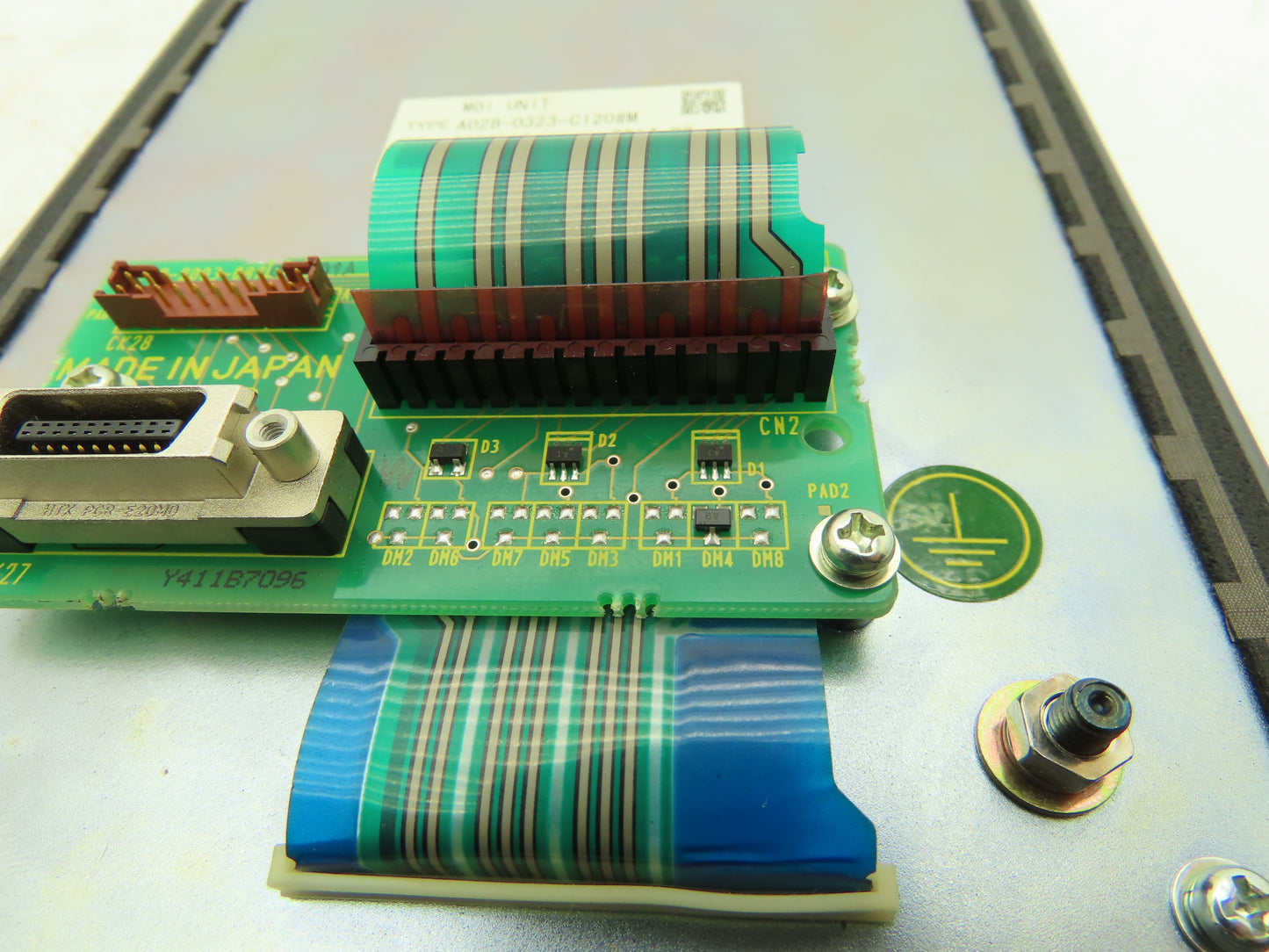 Fanuc A02B-0323-C120#M MDI Unit Operator Interface Control Panel Keypad 44-Key