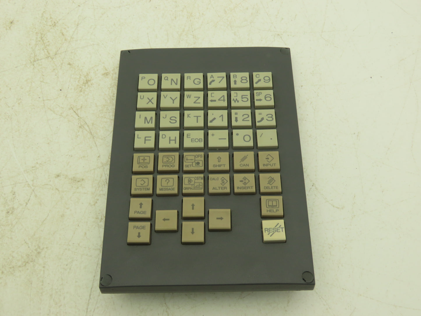Fanuc A02B-0323-C120#M MDI Unit Operator Interface Control Panel Keypad 44-Key