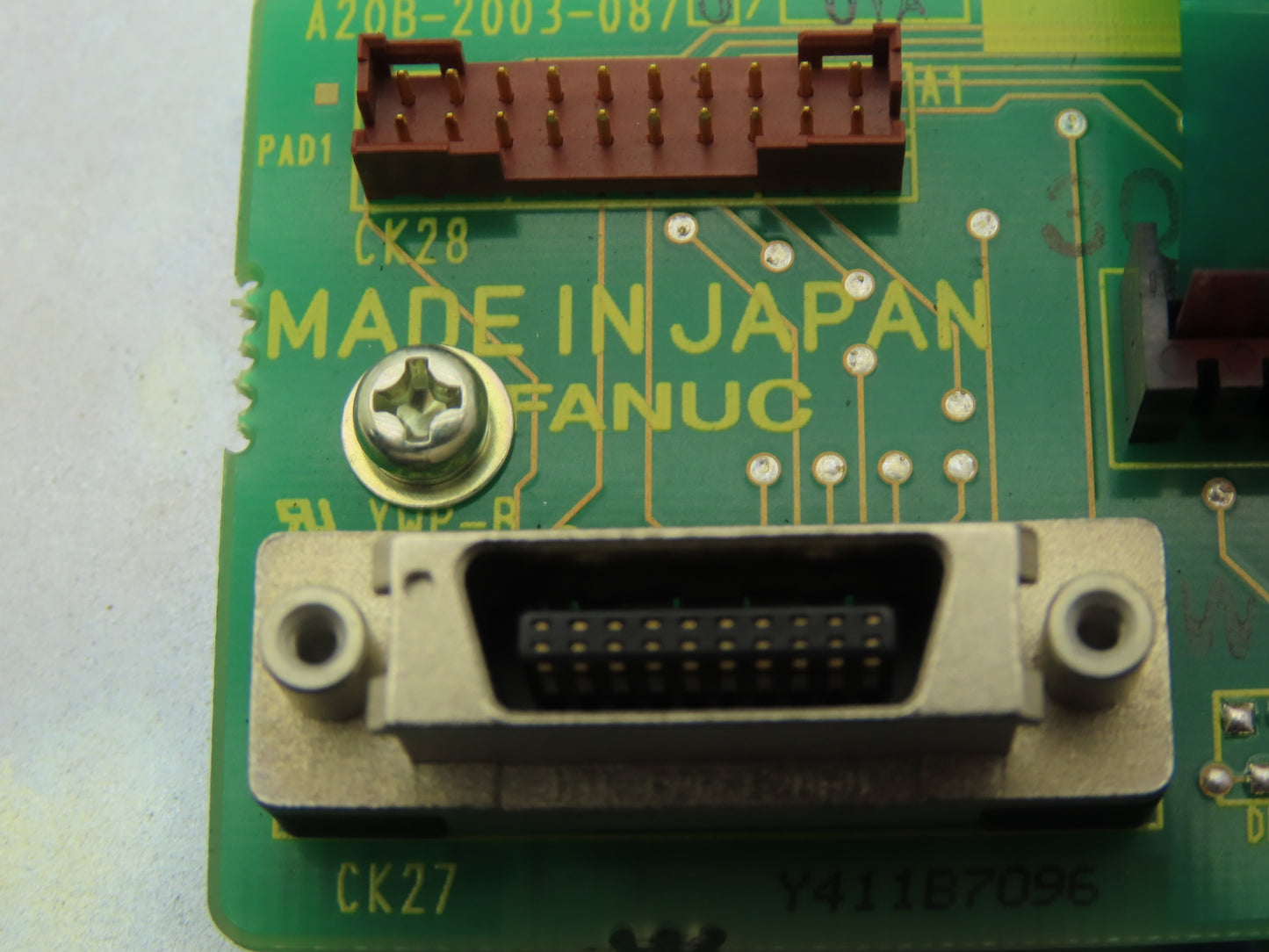 Fanuc A02B-0323-C120#M MDI Unit Operator Interface Control Panel Keypad 44-Key