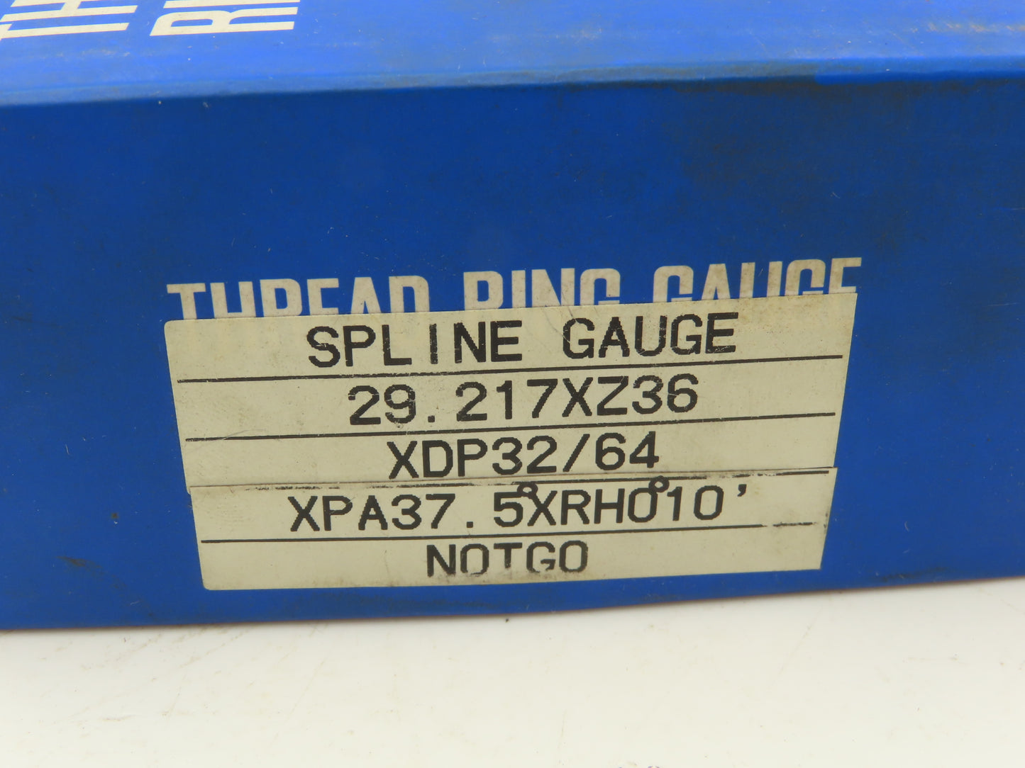 OSG Spline Threaded Ring Gauge XPA37.5° XRH0° Inspection No Go