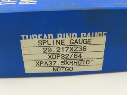 OSG Spline Threaded Ring Gauge XPA37.5° XRH0° Inspection No Go